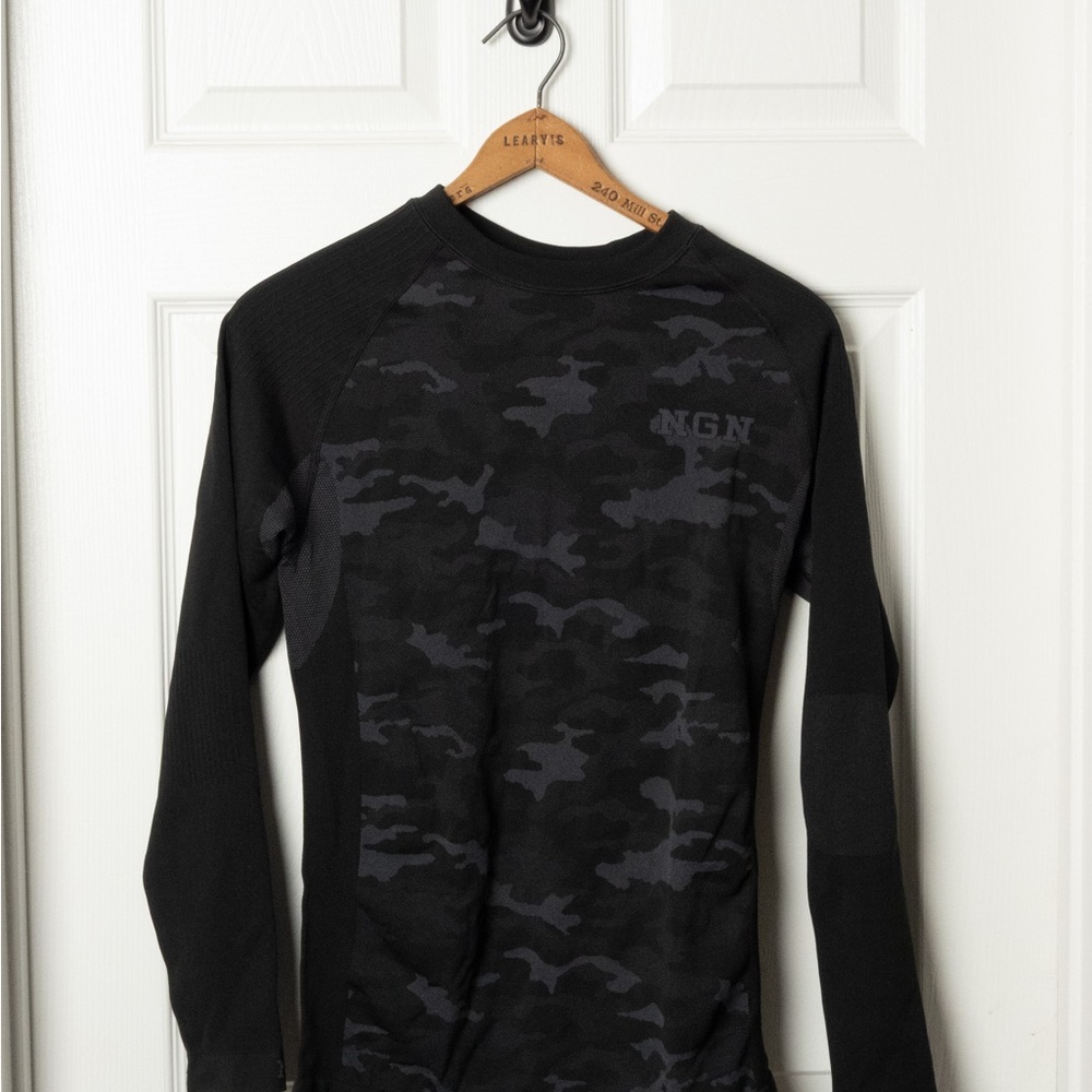 NGN Men's Black Camo Under-layer Set